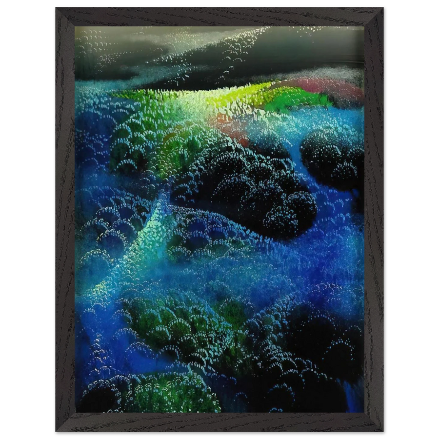Fields Of Fog by Eyvind Earle — Framed art print at Zephyeer