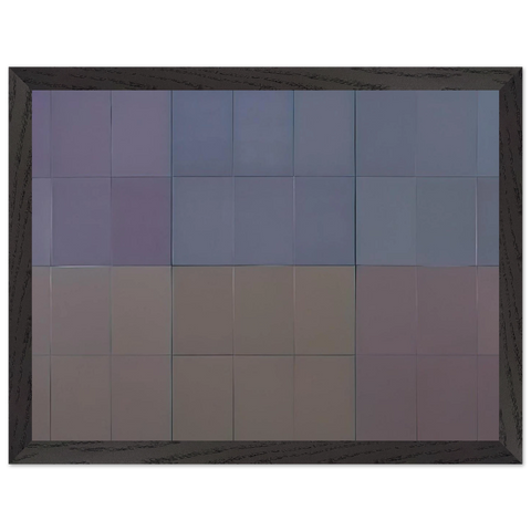 Microchromie, gris puissance [6] by Fernand Leduc — Framed art print at Zephyeer