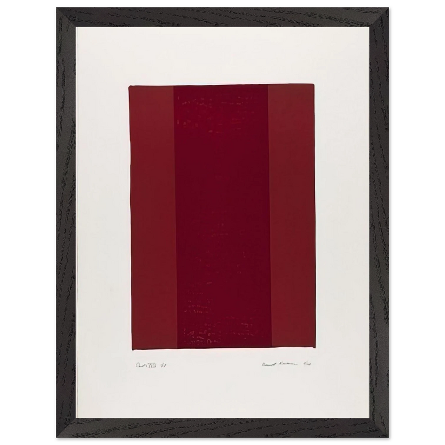 Canto XVIII by Barnett Newman — Framed art print at Zephyeer