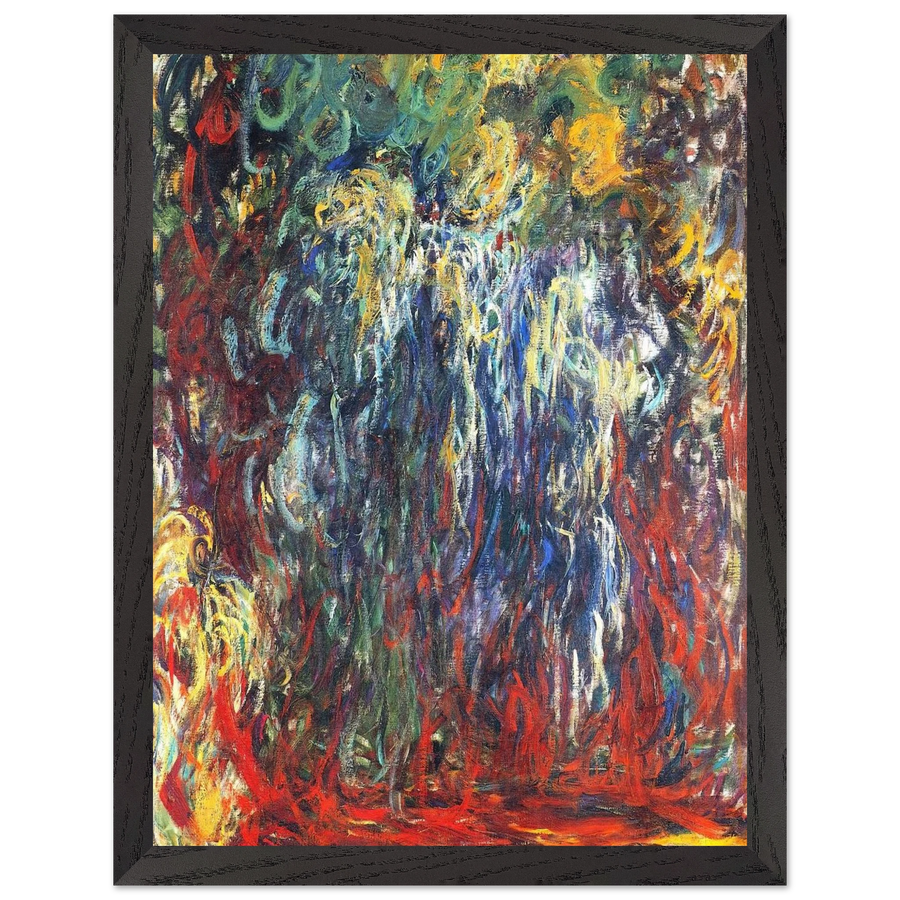 Weeping Willow, Giverny by Claude Monet — Framed art print at Zephyeer