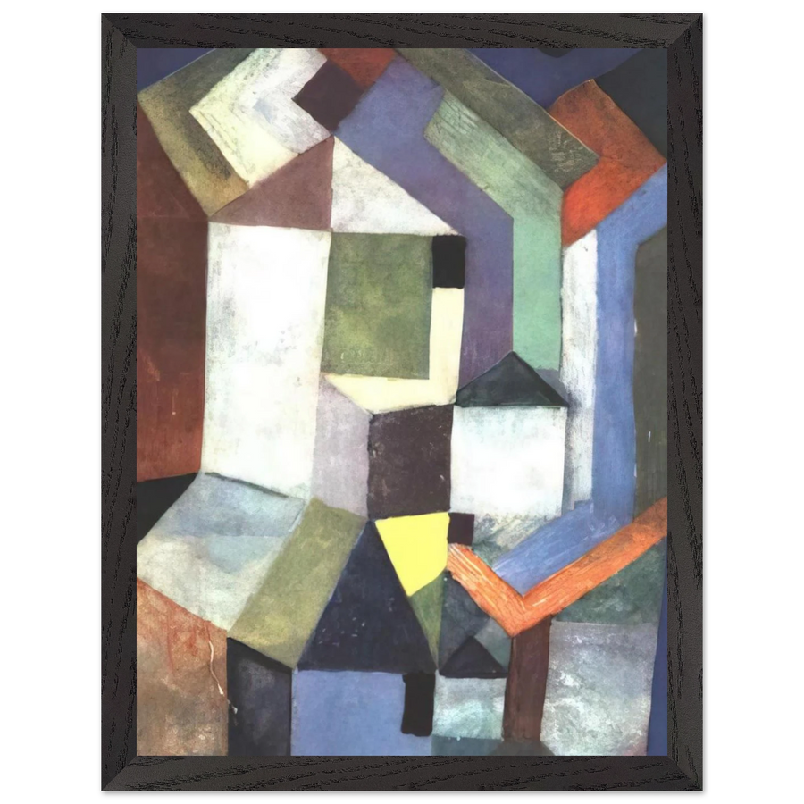 PIOUS NORTHERN LANDSCAPE 1917 by Paul Klee — Framed art print at Zephyeer