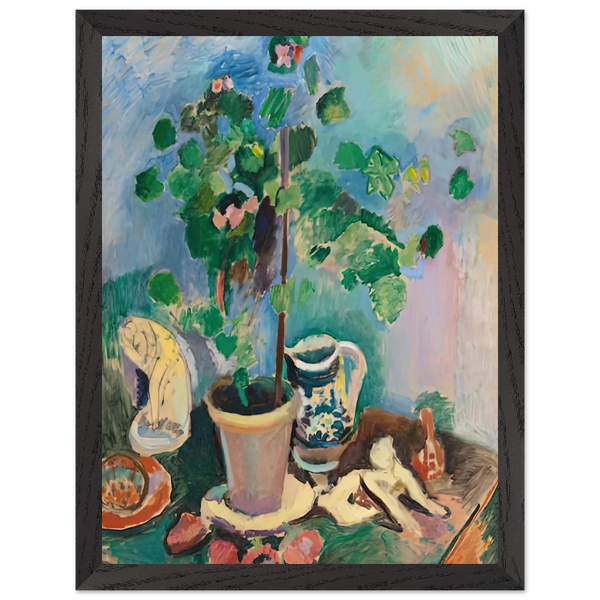 THE GERANIUM 1906 by Henri Matisse — Framed art print at Zephyeer
