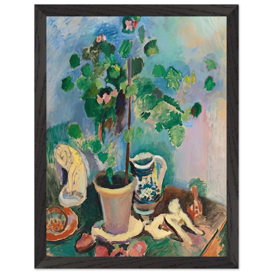 THE GERANIUM 1906 by Henri Matisse — Framed art print at Zephyeer