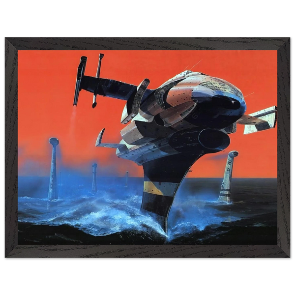 Chris Foss — Framed art print at Zephyeer