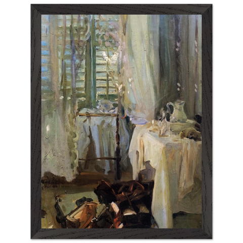 A Hotel Room by John Singer Sargent — Framed art print at Zephyeer