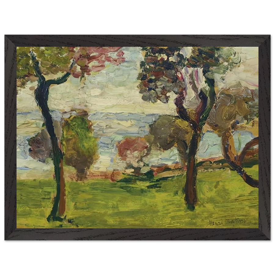 PAYSAGE 1898 by Henri Matisse — Framed art print at Zephyeer
