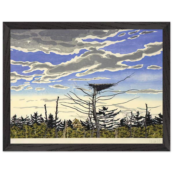 Osprey’s Nest - 1980 by Neil Welliver — Framed art print at Zephyeer