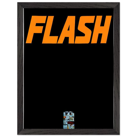 FLASH L A TIMES 1963 by Edward Ruscha — Framed art print at Zephyeer