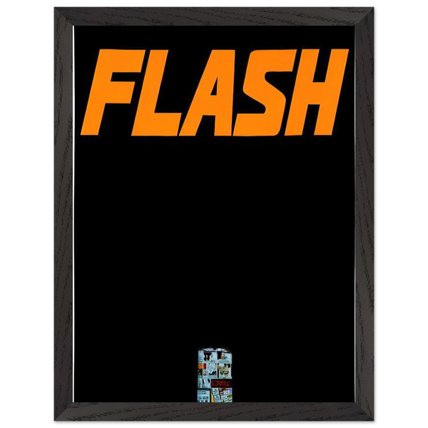 FLASH L A TIMES 1963 by Edward Ruscha — Framed art print at Zephyeer