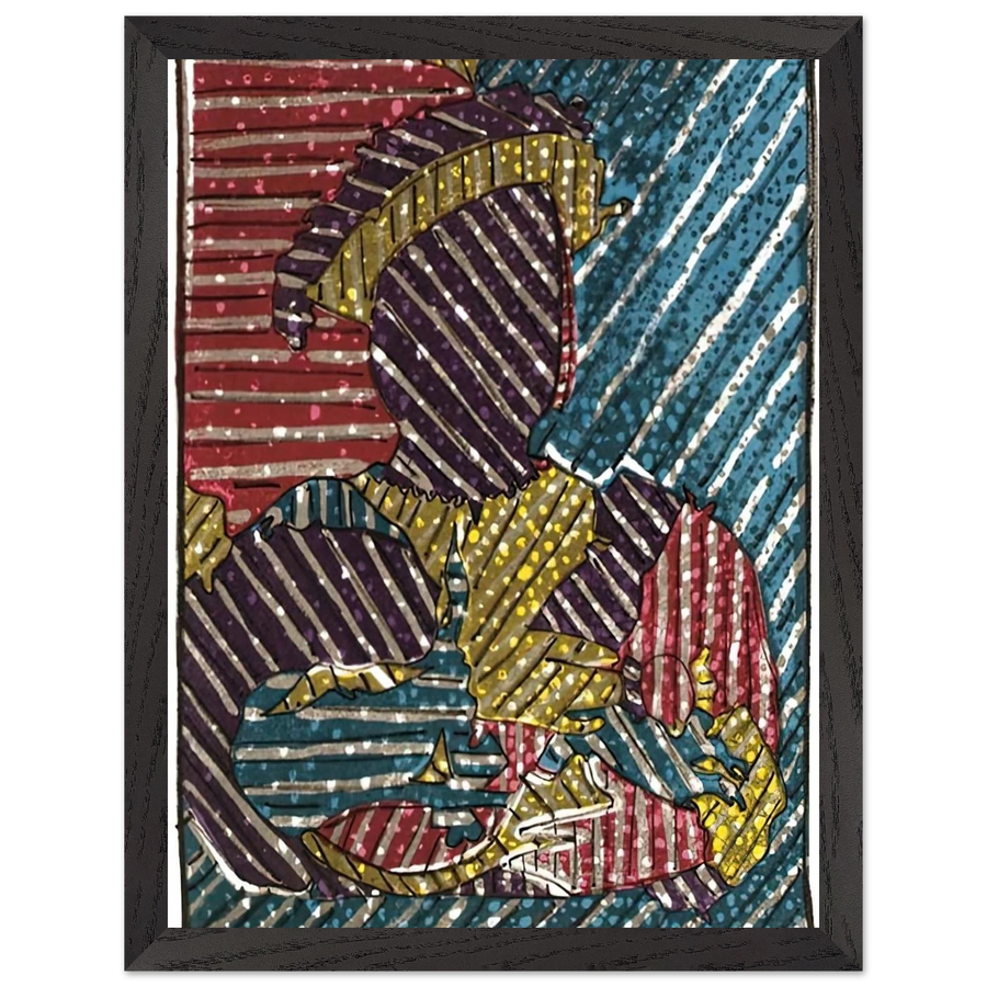 AFTER HOLBEIN by Jasper Johns — Framed art print at Zephyeer