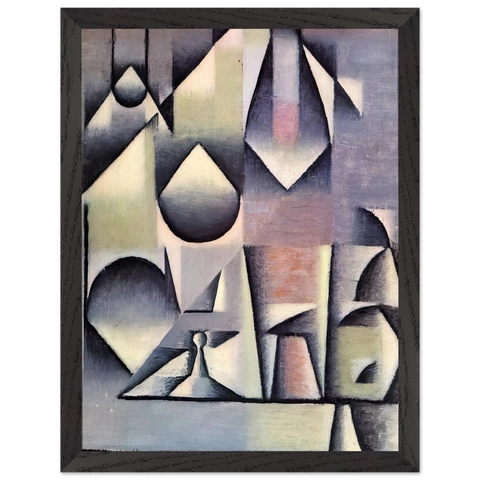 BOTTLE AND PITCHER by Juan Gris — Framed art print at Zephyeer
