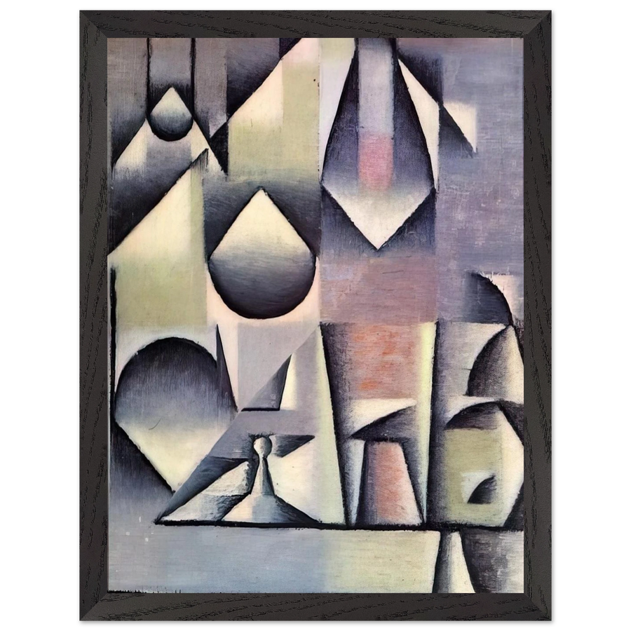 BOTTLE AND PITCHER by Juan Gris — Framed art print at Zephyeer