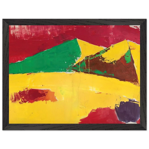 Sicile Agrigente - 1953 by Nicolas de Stael — Framed art print at Zephyeer