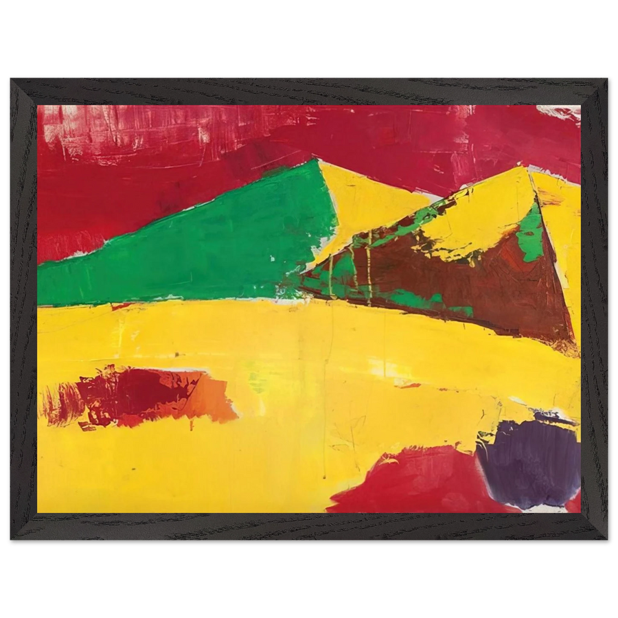 Sicile Agrigente - 1953 by Nicolas de Stael — Framed art print at Zephyeer