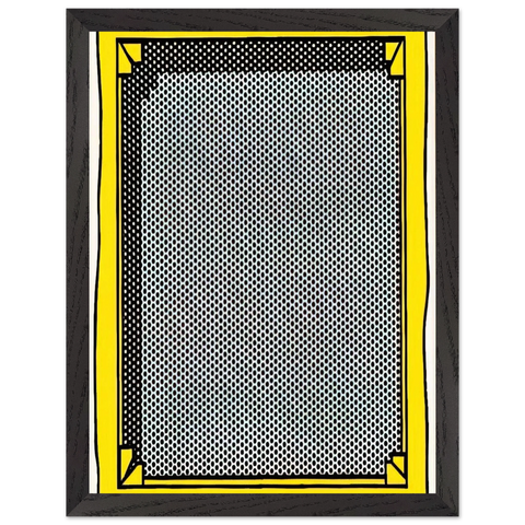 STRETCHER FRAME by Roy Lichtenstein — Framed art print at Zephyeer