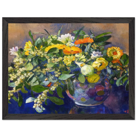 VASE OF FLOWERS 1923 by Theo van Rysselberghe — Framed art print at Zephyeer