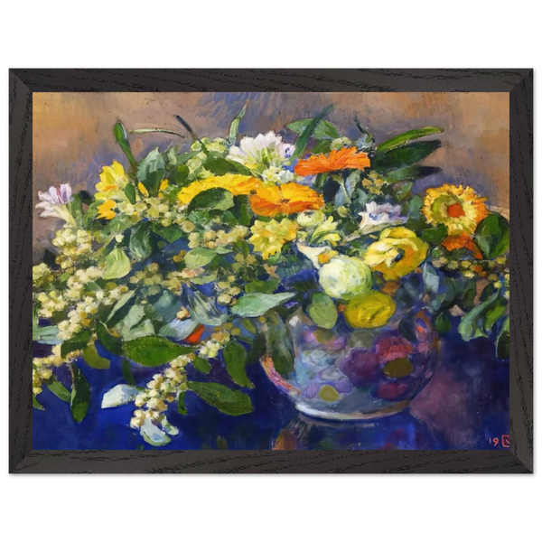 VASE OF FLOWERS 1923 by Theo van Rysselberghe — Framed art print at Zephyeer
