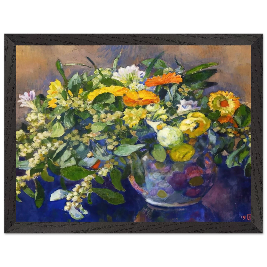 VASE OF FLOWERS 1923 by Theo van Rysselberghe — Framed art print at Zephyeer