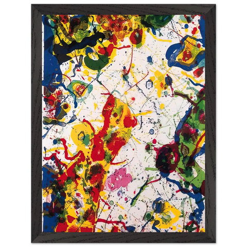Untitled  SF-297  L L274 by Sam Francis — Framed art print at Zephyeer