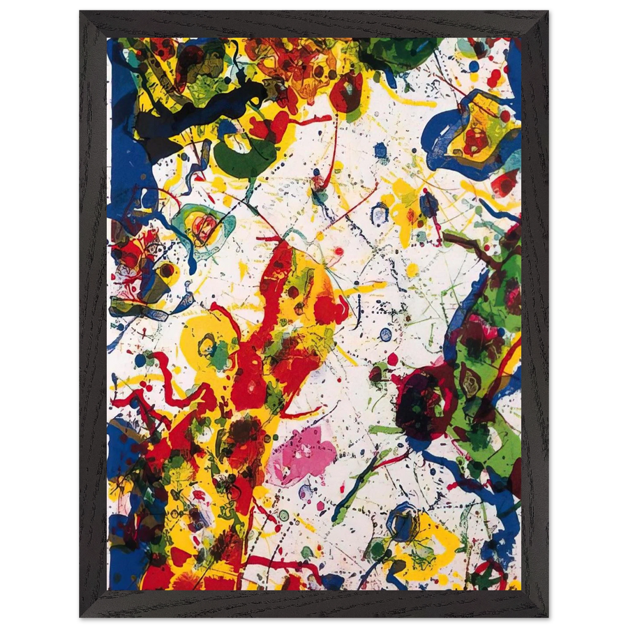 Untitled  SF-297  L L274 by Sam Francis — Framed art print at Zephyeer