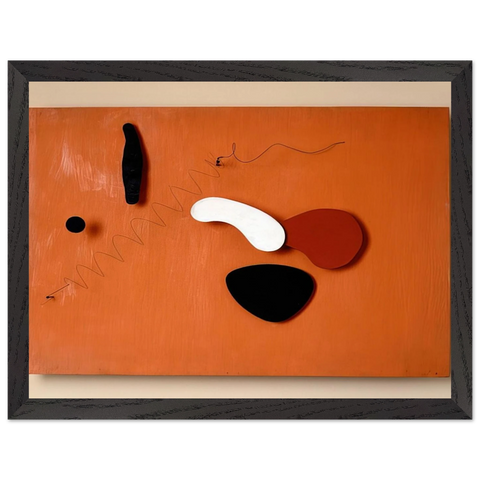THE ORANGE PANEL 1936 by Alexander Calder — Framed art print at Zephyeer