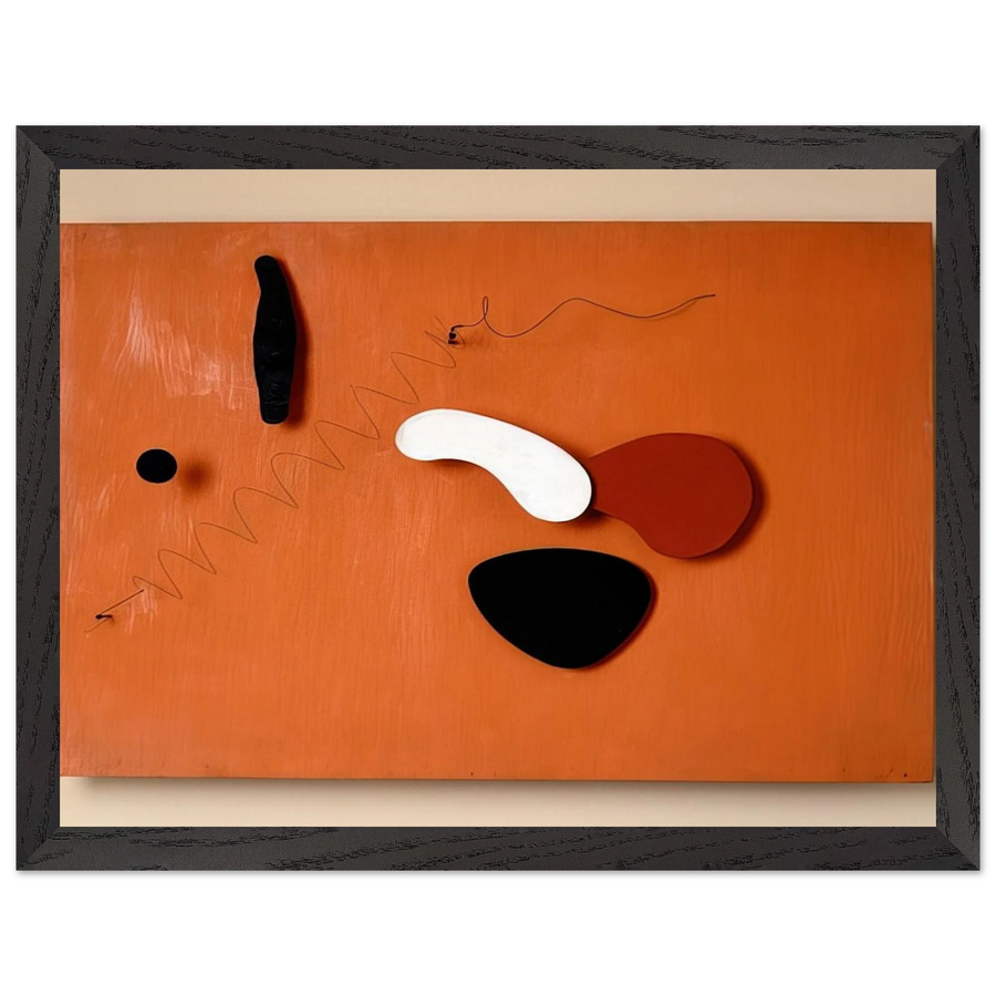 THE ORANGE PANEL 1936 by Alexander Calder — Framed art print at Zephyeer
