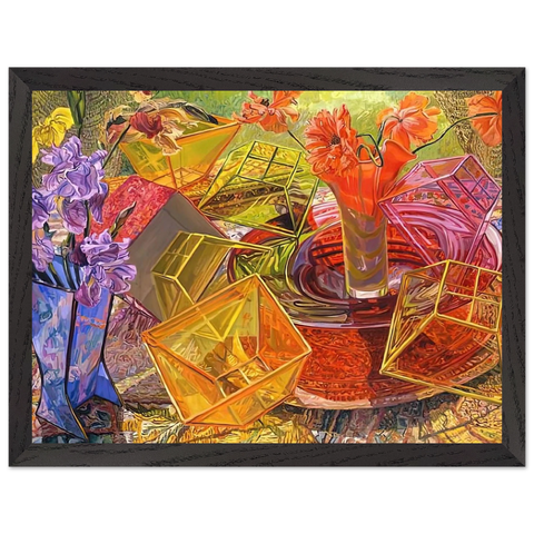 PLASTIC BOXES 2007 by Janet Fish — Framed art print at Zephyeer