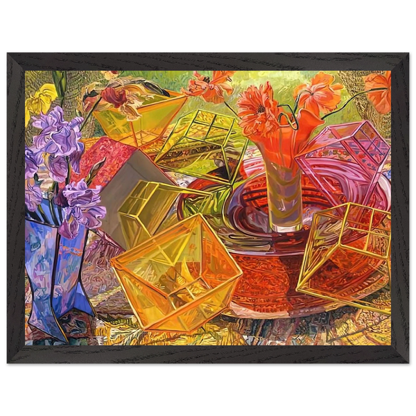PLASTIC BOXES 2007 by Janet Fish — Framed art print at Zephyeer