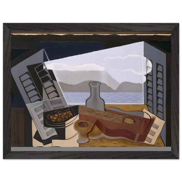 THE OPEN WINDOW 1921 by Juan Gris — Framed art print at Zephyeer