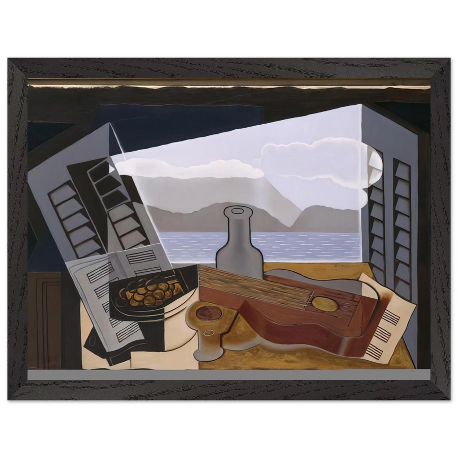 THE OPEN WINDOW 1921 by Juan Gris — Framed art print at Zephyeer