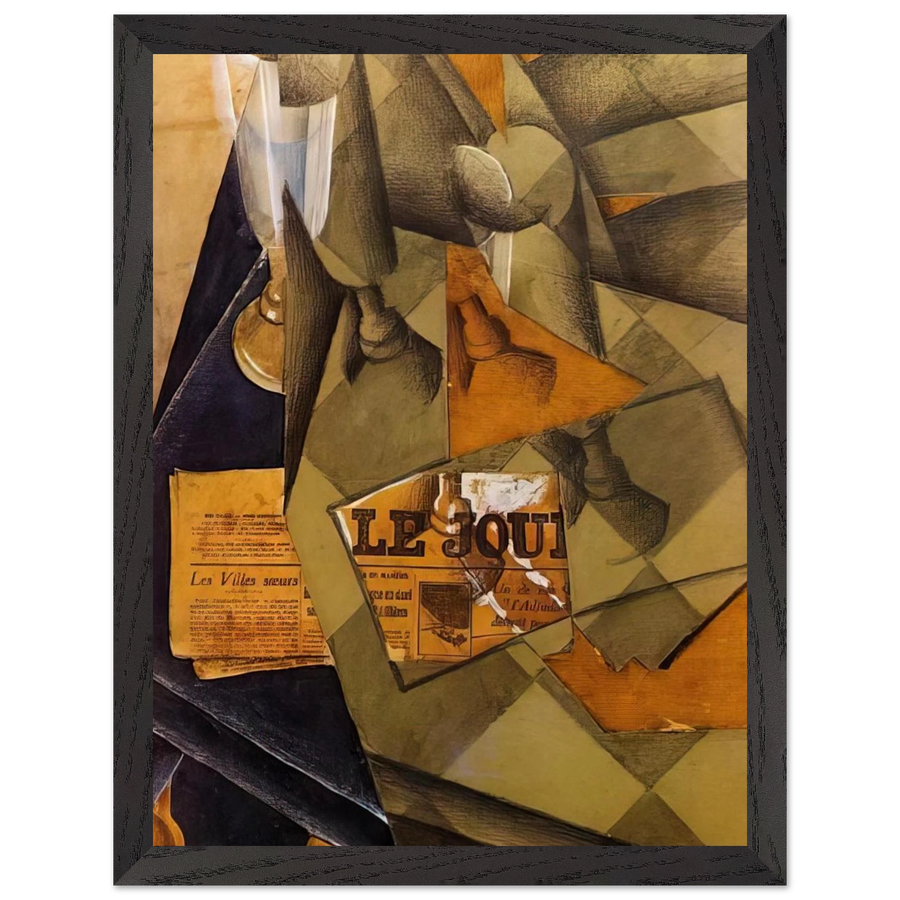 STILL LIFE 1914 by Juan Gris — Framed art print at Zephyeer
