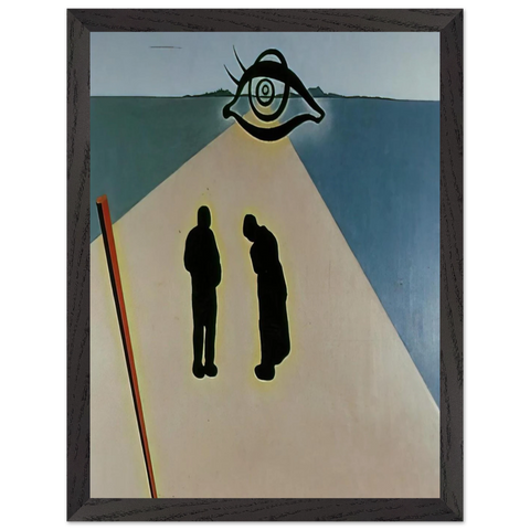 THE EYE OF THE ANGELUS by Salvador Dali — Framed art print at Zephyeer
