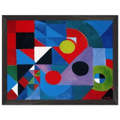 RHYTHM COLOUR by Sonia Delaunay — Framed art print at Zephyeer