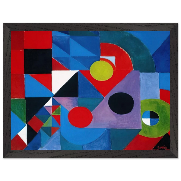 RHYTHM COLOUR by Sonia Delaunay — Framed art print at Zephyeer