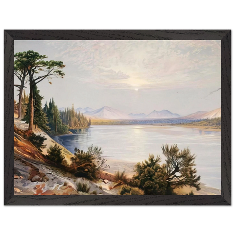Head of Yellowstone River by Thomas Moran — Framed art print at Zephyeer