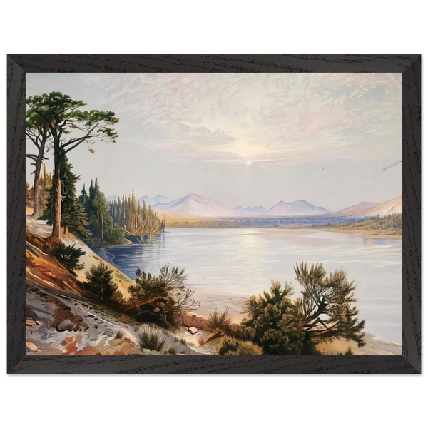 Head of Yellowstone River by Thomas Moran — Framed art print at Zephyeer