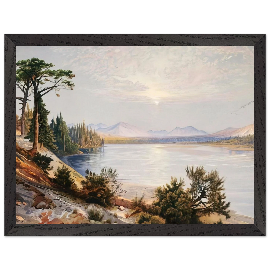 Head of Yellowstone River by Thomas Moran — Framed art print at Zephyeer