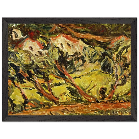 CERET LANDSCAPE 1 by Chaim Soutine — Framed art print at Zephyeer