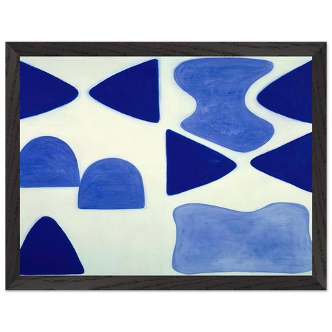Berlin Blues 4 - 1965 by William Scott — Framed art print at Zephyeer