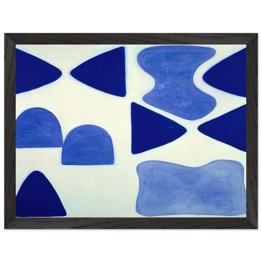Berlin Blues 4 - 1965 by William Scott — Framed art print at Zephyeer