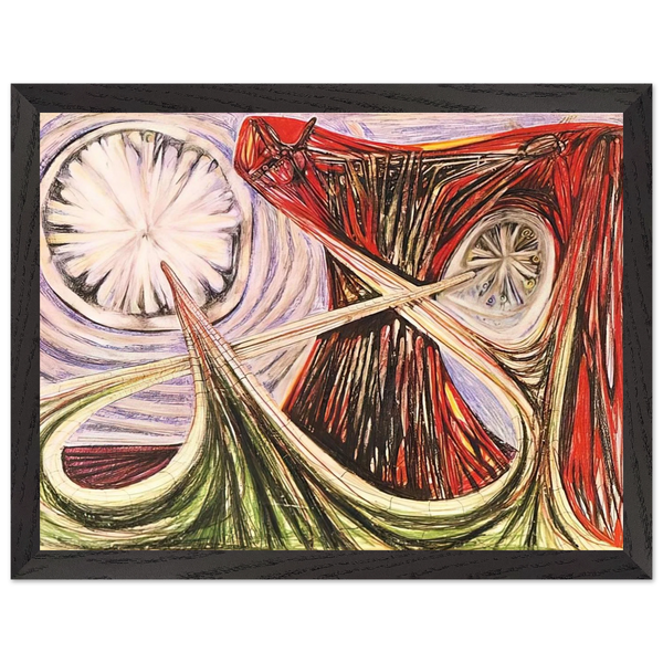 SPACE TRAVEL STAR TRAVEL 1938 by Roberto Matta — Framed art print at Zephyeer