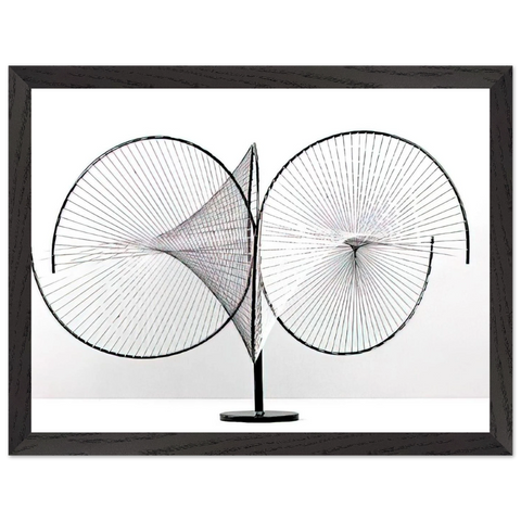 Hyperbolic surfaces - 1959 by Tomas Maldonado — Framed art print at Zephyeer