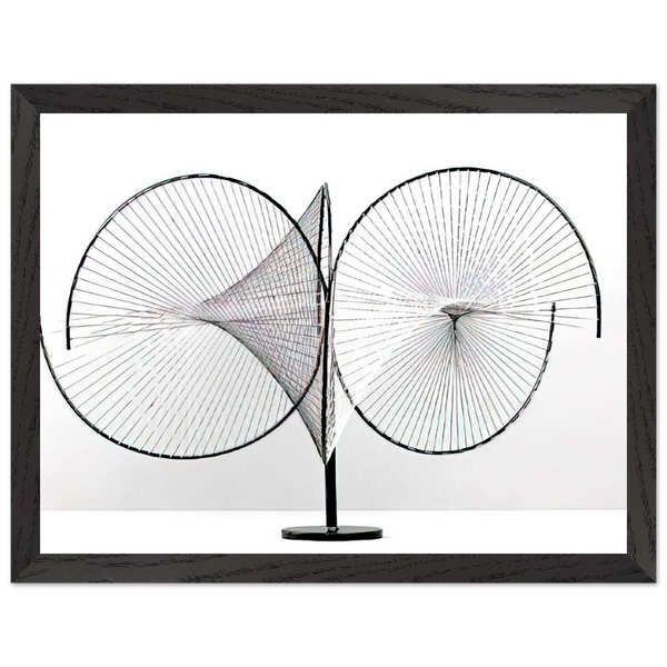 Hyperbolic surfaces - 1959 by Tomas Maldonado — Framed art print at Zephyeer