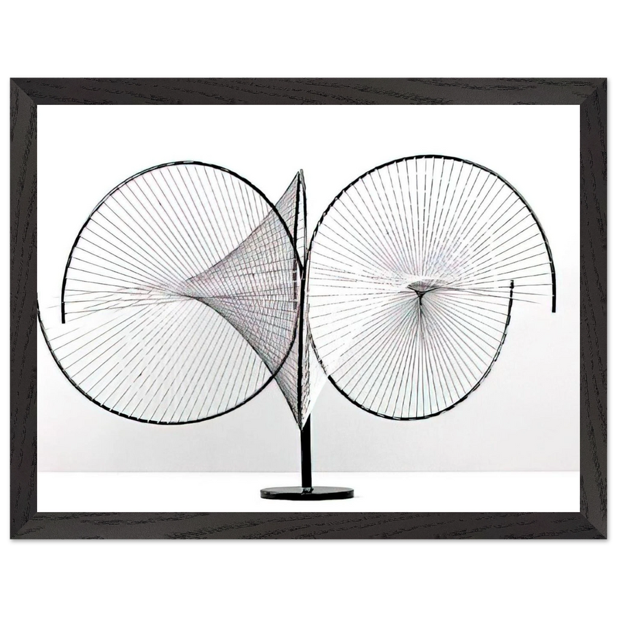 Hyperbolic surfaces - 1959 by Tomas Maldonado — Framed art print at Zephyeer