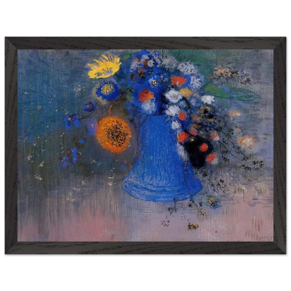 VASE OF FLOWERS 8 by Odilon Redon — Framed art print at Zephyeer