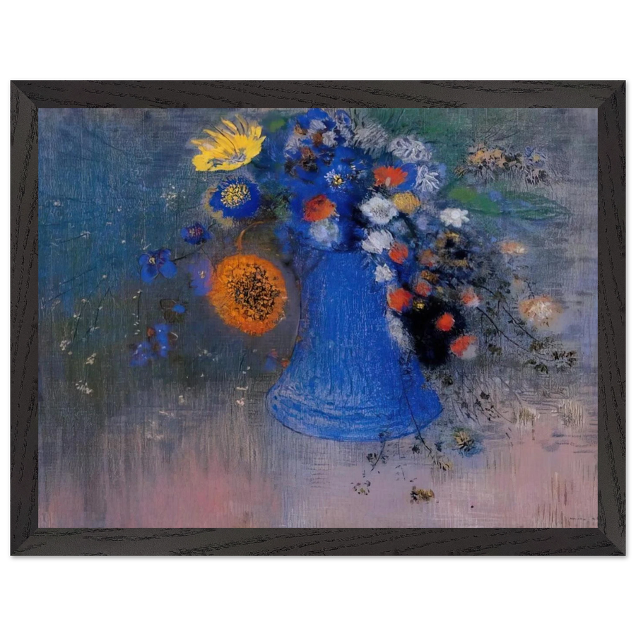 VASE OF FLOWERS 8 by Odilon Redon — Framed art print at Zephyeer