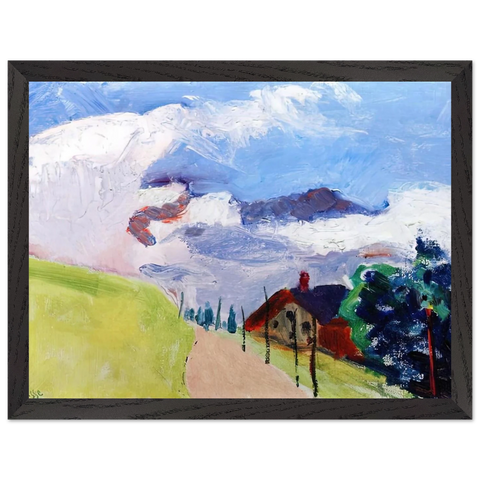 SWISS LANDSCAPE 1901 by Henri Matisse — Framed art print at Zephyeer