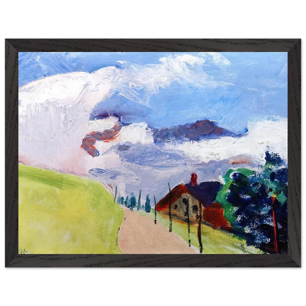 SWISS LANDSCAPE 1901 by Henri Matisse — Framed art print at Zephyeer