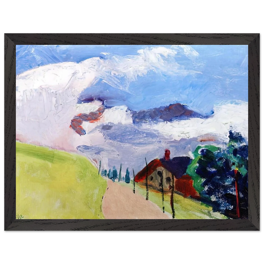 SWISS LANDSCAPE 1901 by Henri Matisse — Framed art print at Zephyeer