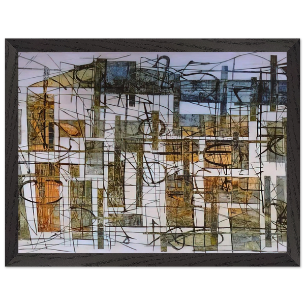 Lookscape - 1952 by Jimmy Ernst — Framed art print at Zephyeer